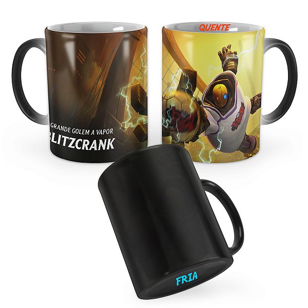 Caneca Mágica Blitzcrank Goleiro League of Legends Lol