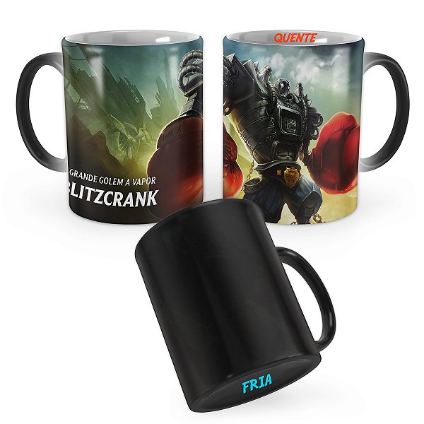 Caneca Mágica Blitzcrank Nocaute League of Legends Lol