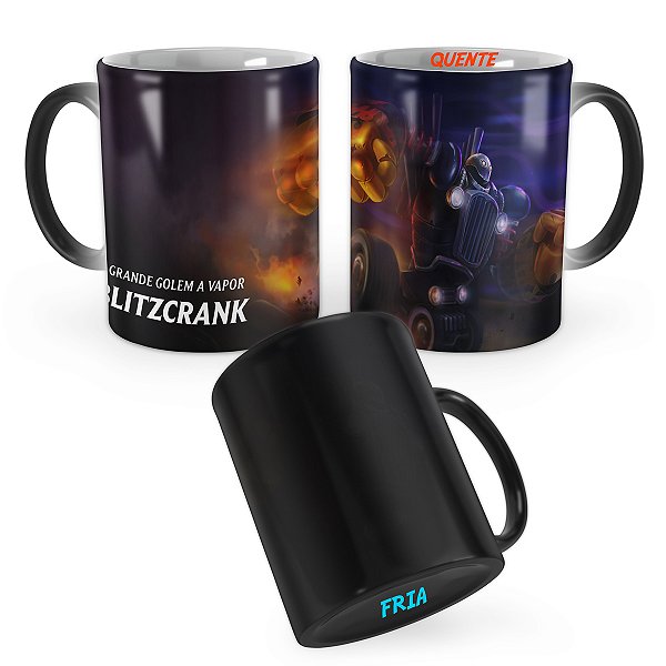 Caneca Mágica Blitzcrank Tunado em Piltover League of Legends Lol