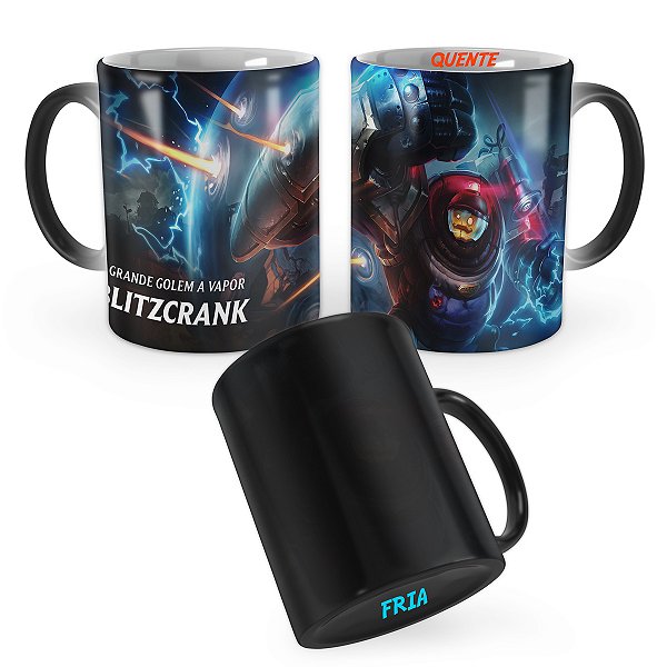 Caneca Mágica Riot Blitzcrank League of Legends Lol