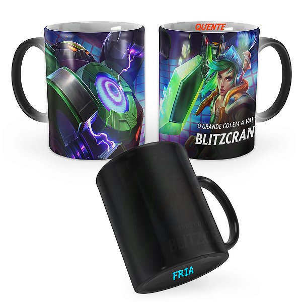 Caneca Mágica Blitzcrank Chefão League of Legends Lol