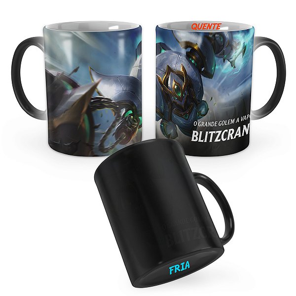 Caneca Mágica Blitzcrank Lanceiro Redentor League of Legends Lol