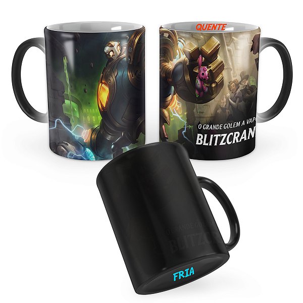 Caneca Mágica Blitzcrank Vitorioso League of Legends Lol