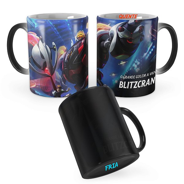 Caneca Mágica Blitzcrank Zenith Games League of Legends Lol