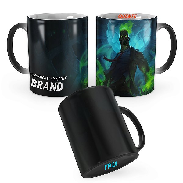 Caneca Mágica Brand Zumbi League of Legends Lol