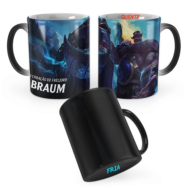 Caneca Mágica Braum League of Legends Lol