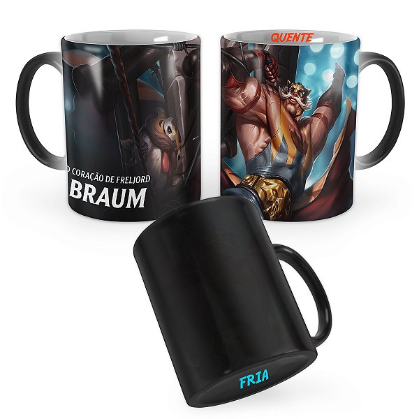 Caneca Mágica Braum El Tigre League of Legends Lol