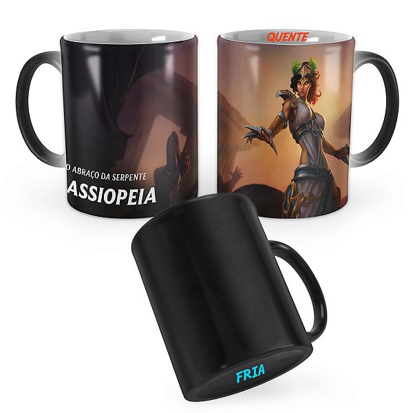 Caneca Mágica Cassiopeia Helênica League of Legends Lol