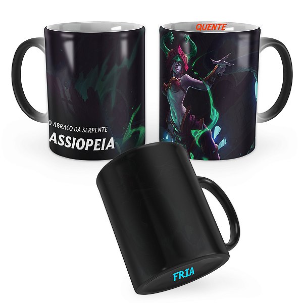 Caneca Mágica Cassiopeia Presas de Jade League of Legends Lol