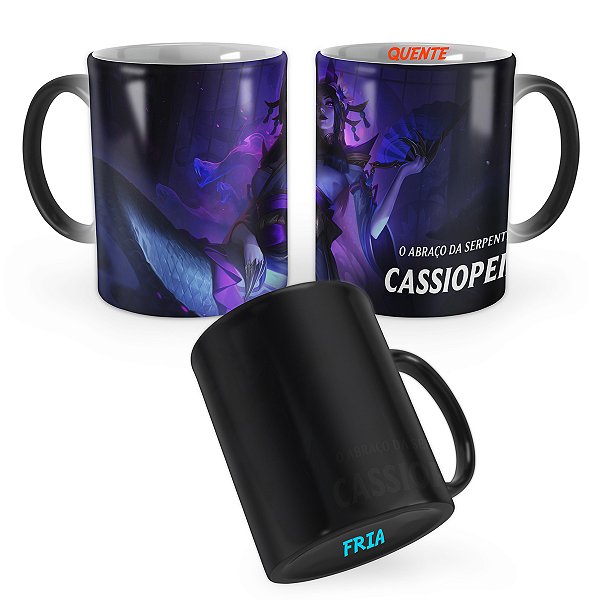 Caneca Mágica Cassiopeia Florescer Espiritual League of Legends Lol