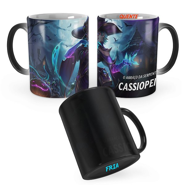 Caneca Mágica Cassiopeia Feiticeira League of Legends Lol