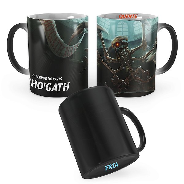 Caneca Mágica Chogath Jurássico League of Legends Lol
