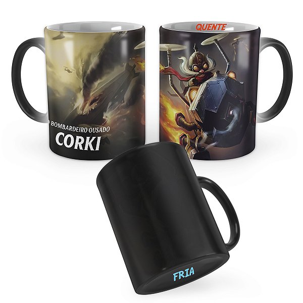Caneca Mágica Corki League of Legends Lol