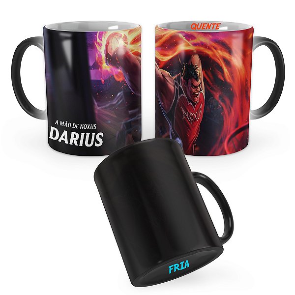 Caneca Mágica Darius Mestre da Enterrada League of Legends Lol
