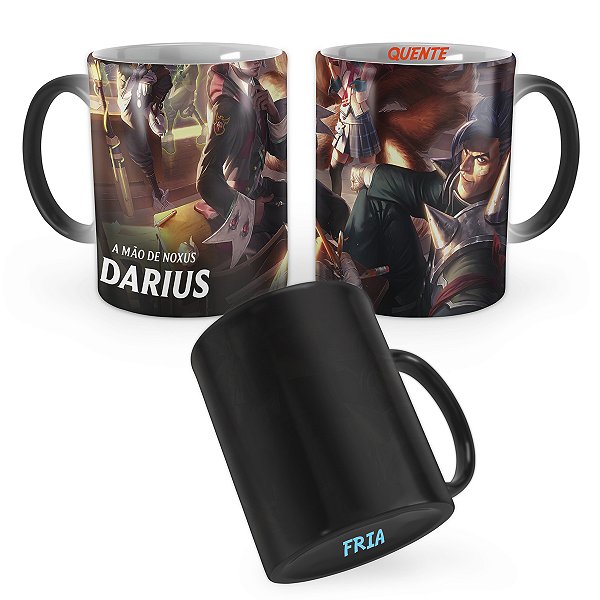 Caneca Mágica Darius Colegial League of Legends Lol