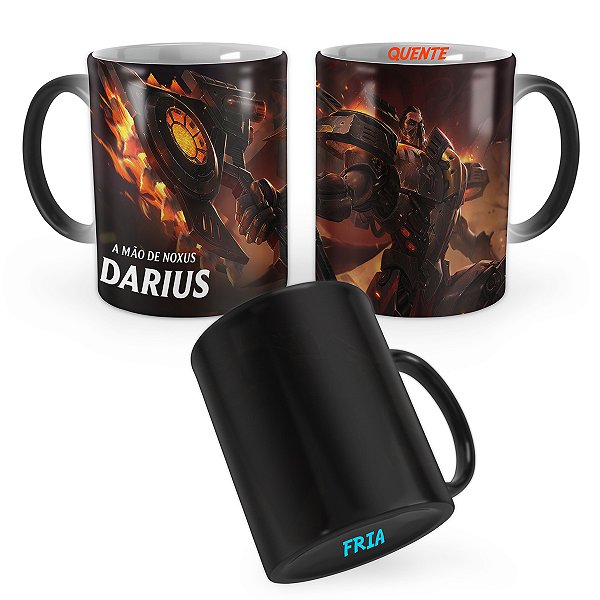 Caneca Mágica Darius Nova Temível League of Legends Lol
