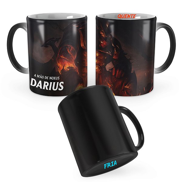 Caneca Mágica Darius Velho Oeste League of Legends Lol