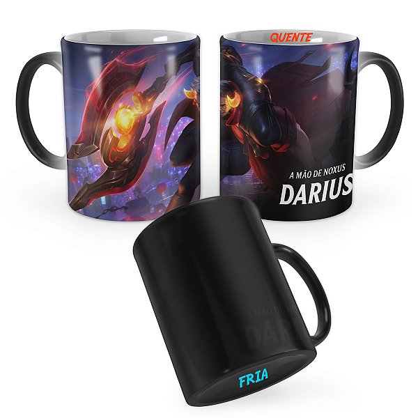 Caneca Mágica Darius Fera Lunar League of Legends Lol