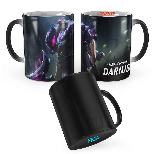 Caneca Mágica Darius Pesadelo na Cidade do Crime League of Legends