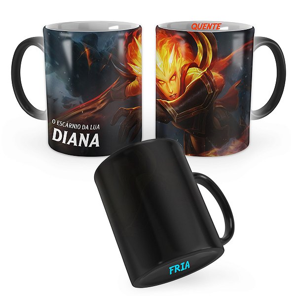 Caneca Mágica Diana Infernal League of Legends Lol