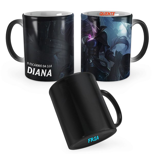 Caneca Mágica Diana Águas Sombrias League of Legends Lol