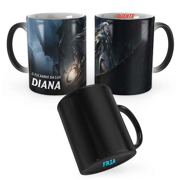 Caneca Mágica Diana Sentinela League of Legends Lol