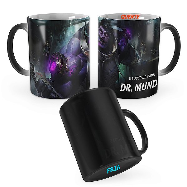 Caneca Mágica Dr. Mundo League of Legends Lol