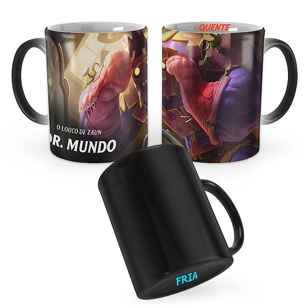 Caneca Mágica Mundo Mundo League of Legends Lol