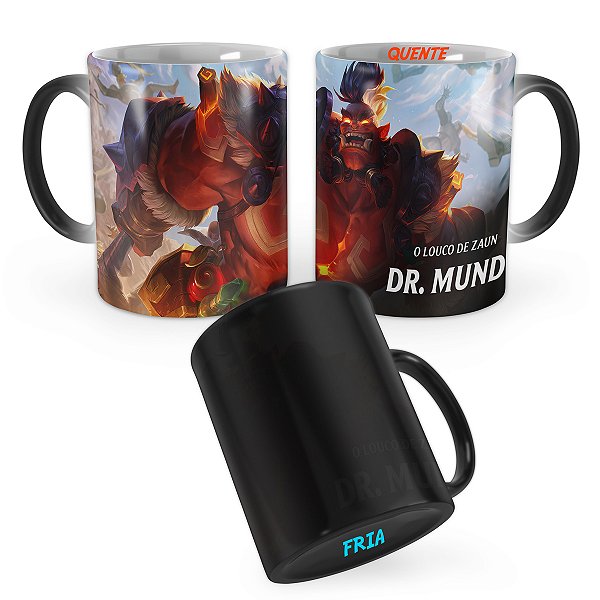 Caneca Mágica Mundo Enfurecido League of Legends Lol