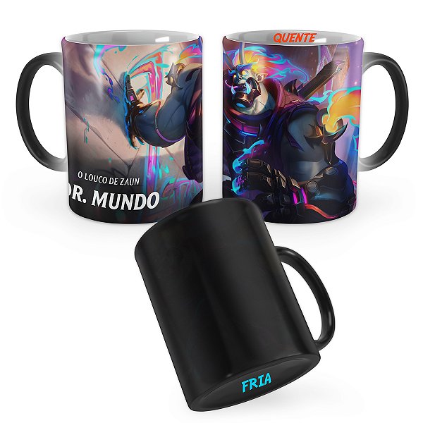 Caneca Mágica Dr. Mundo Demônios Urbanos League of Legends Lol