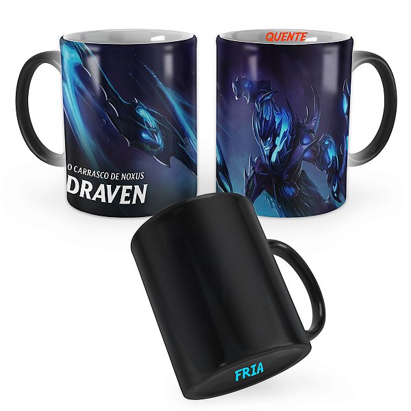 Caneca Mágica Draven Ceifador de Almas League of Legends Lol