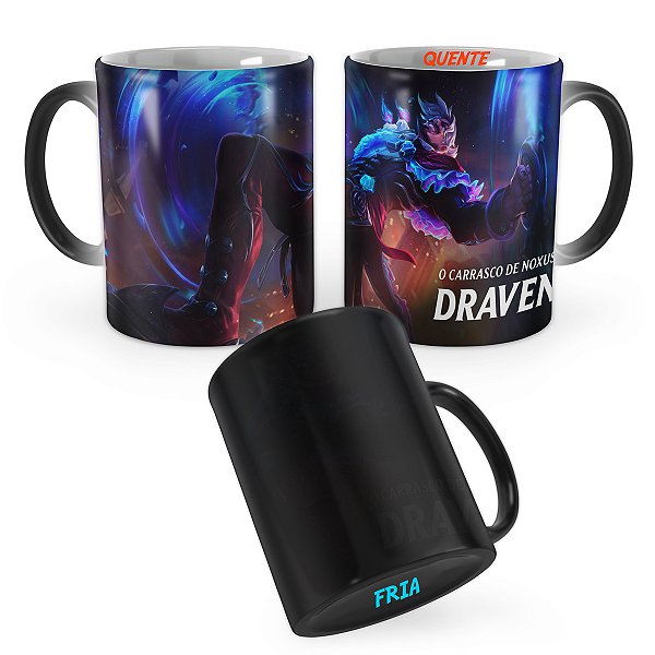 Caneca Mágica Draven La Ilusión League of Legends Lol