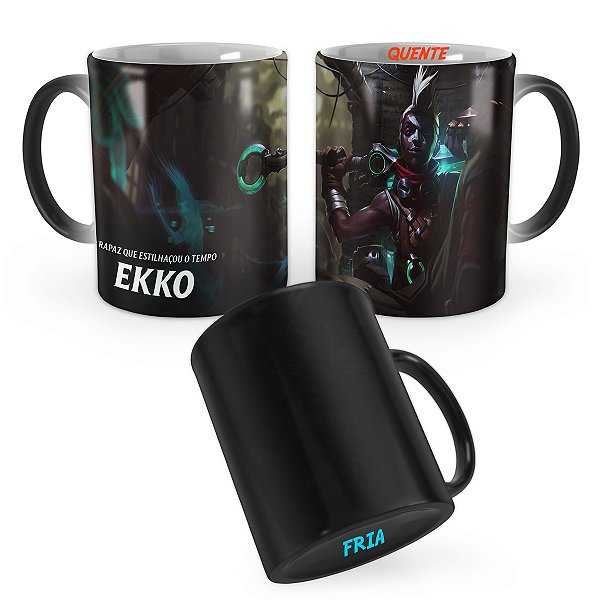 Caneca Mágica Ekko League of Legends Lol