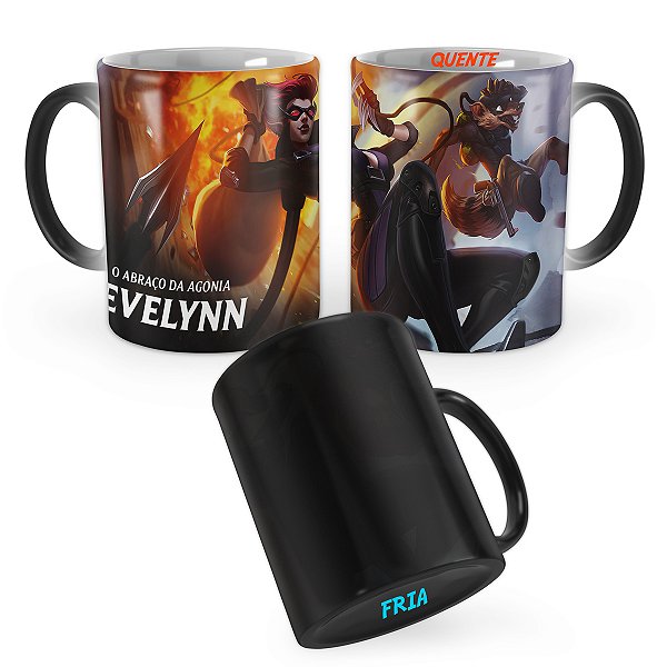Caneca Mágica Evelynn Infiltradora League of Legends Lol