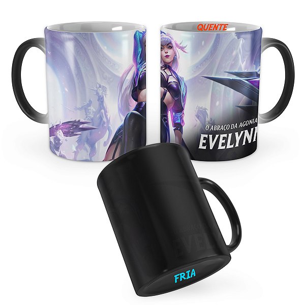 Caneca Mágica Evelynn K/DA ALL OUT League of Legends Lol