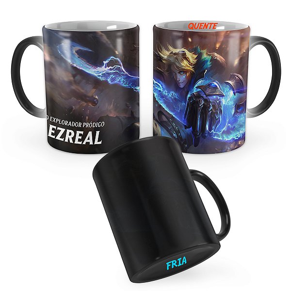 Caneca Mágica Ezreal League of Legends Lol
