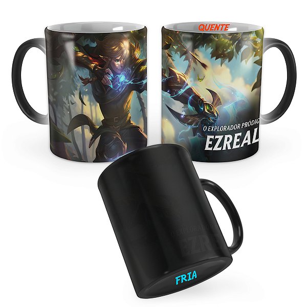Caneca Mágica Ezreal de Nottingham League of Legends Lol