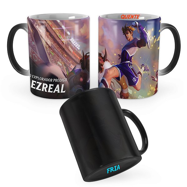 Caneca Mágica Ezreal Atacante League of Legends Lol