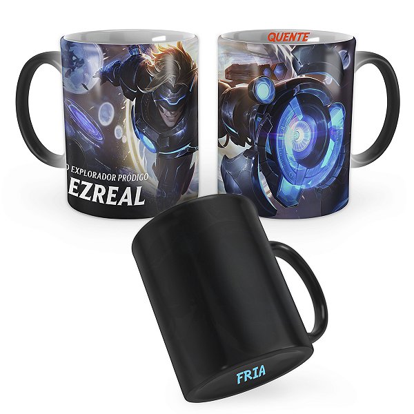 Caneca Mágica Pulsefire Ezreal League of Legends Lol