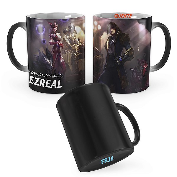 Caneca Mágica Ezreal Ás de Espadas League of Legends Lol