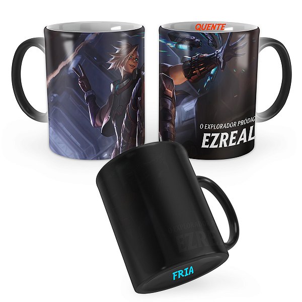 Caneca Mágica Ezreal PsyOps League of Legends Lol