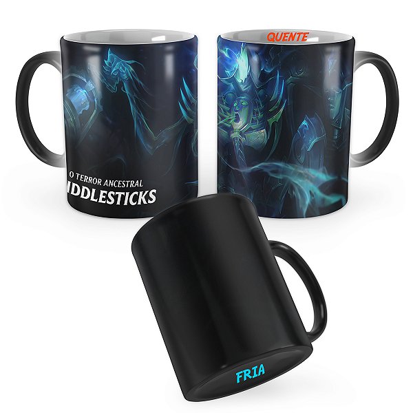Caneca Mágica Fiddlesticks Espectral League of Legends Lol