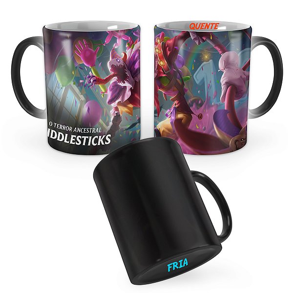 Caneca Mágica Fiddlesticks Festa Surpresa League of Legends Lol