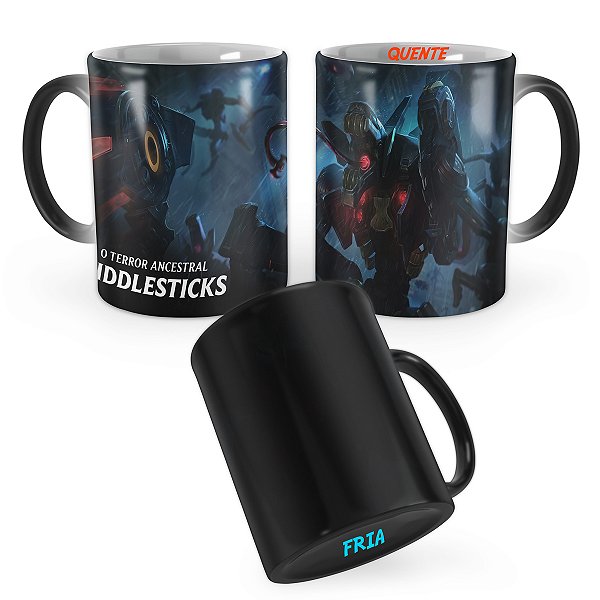 Caneca Mágica Fiddlesticks Pretoriano League of Legends Lol