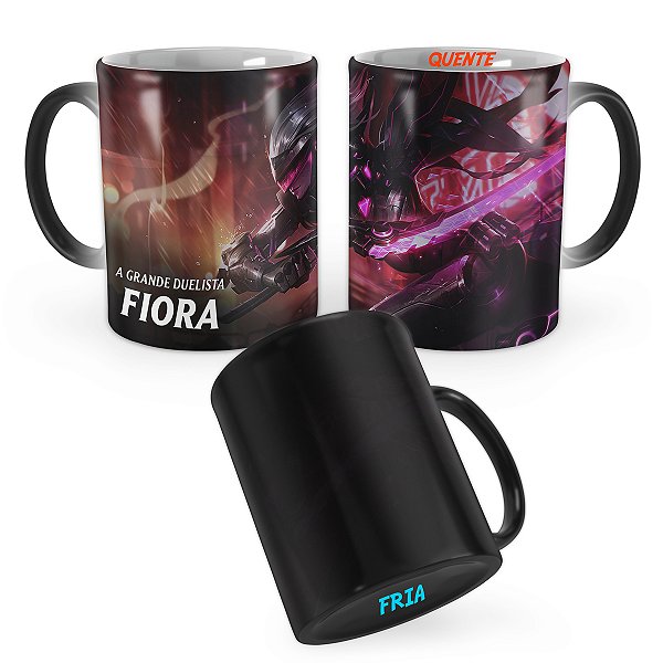 Caneca Mágica PROJETO: Fiora League of Legends Lol