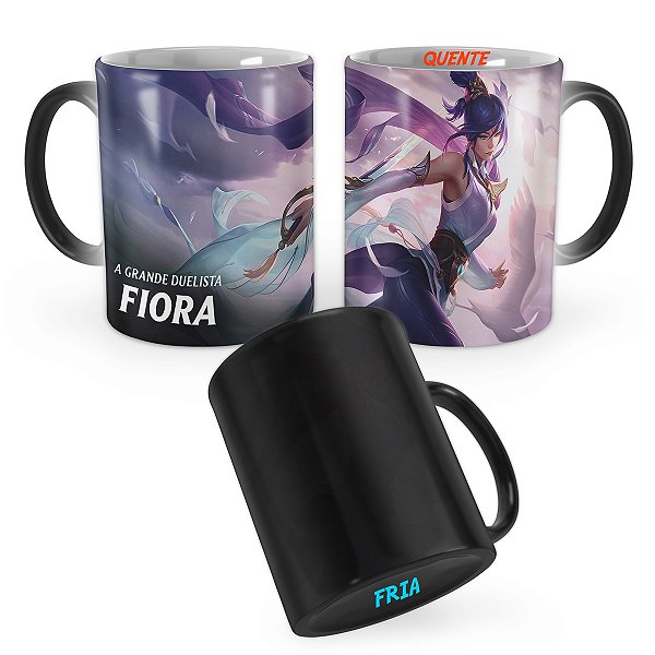 Caneca Mágica Fiora Espada Alada League of Legends Lol