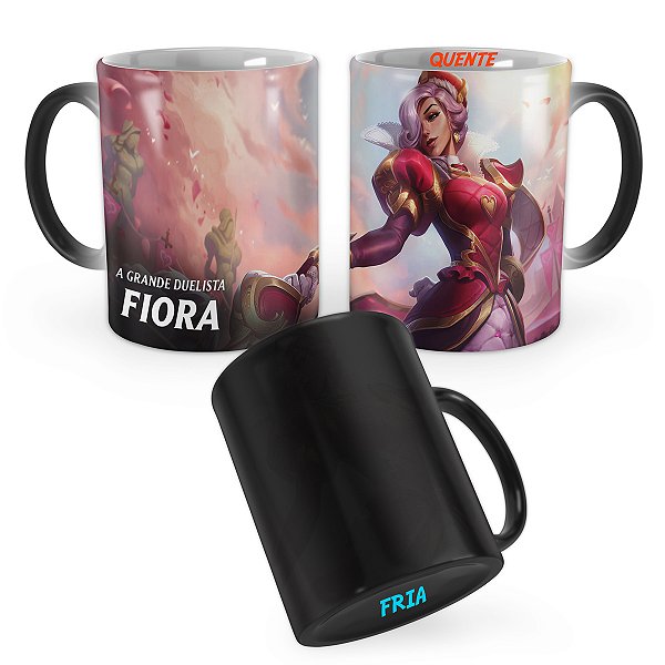 Caneca Mágica Fiora Paixão Cortante League of Legends Lol