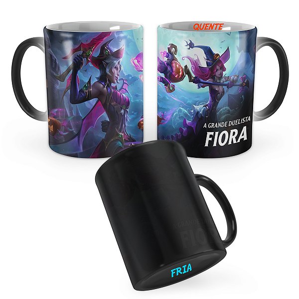 Caneca Mágica Fiora Feiticeira League of Legends Lol