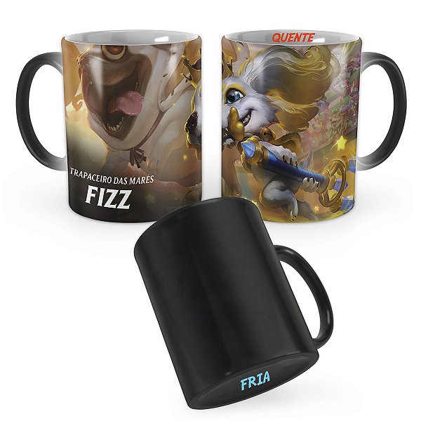 Caneca Mágica Fizz Doguinho de Prestígio League of Legends Lol