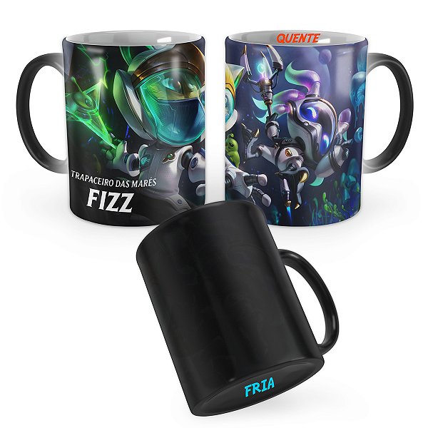 Caneca Mágica Fizz Astronauta League of Legends Lol